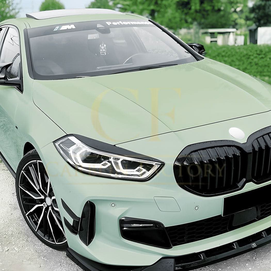Gloss Black Headlight Trims for BMW F40 1 Series 19-24