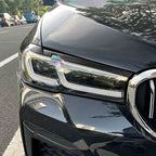 Gloss Black Headlight Trims for BMW G30 G31 LCI 5 Series 21-23