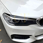 Gloss Black Headlight Trims for BMW G30 G31 Pre-LCI 5 Series 17-20