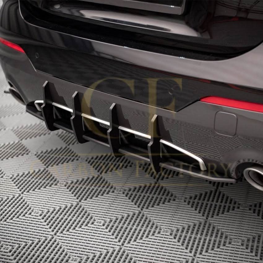 Gloss Black Rear Bumper Extension for BMW G22 G23 4 Series 20-Present