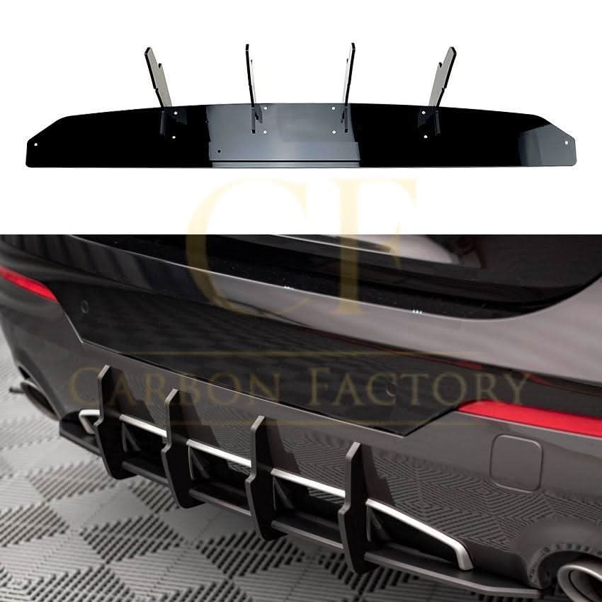 Gloss Black Rear Bumper Extension for BMW G22 G23 4 Series 20-Present