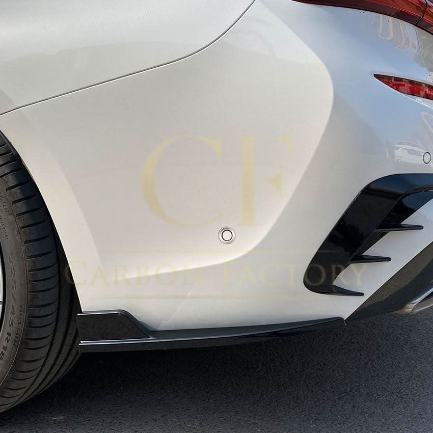 Gloss Black Rear Bumper Spats for BMW 3 Series G20 G21 Pre-LCI 19-22