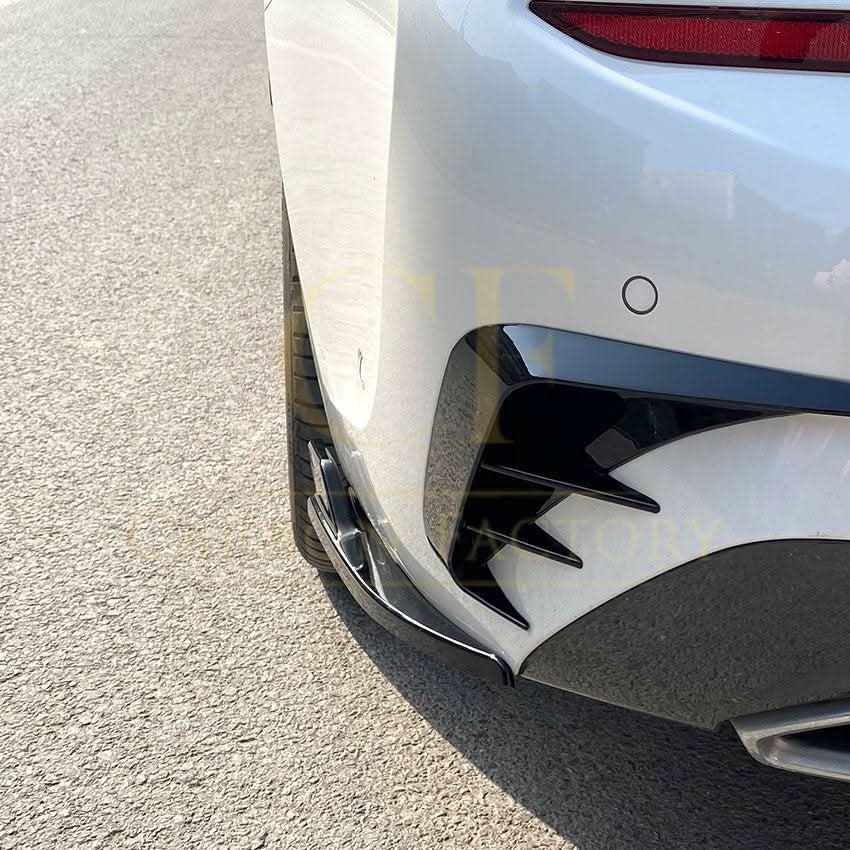 Gloss Black Rear Bumper Spats for BMW 3 Series G20 G21 Pre-LCI 19-22