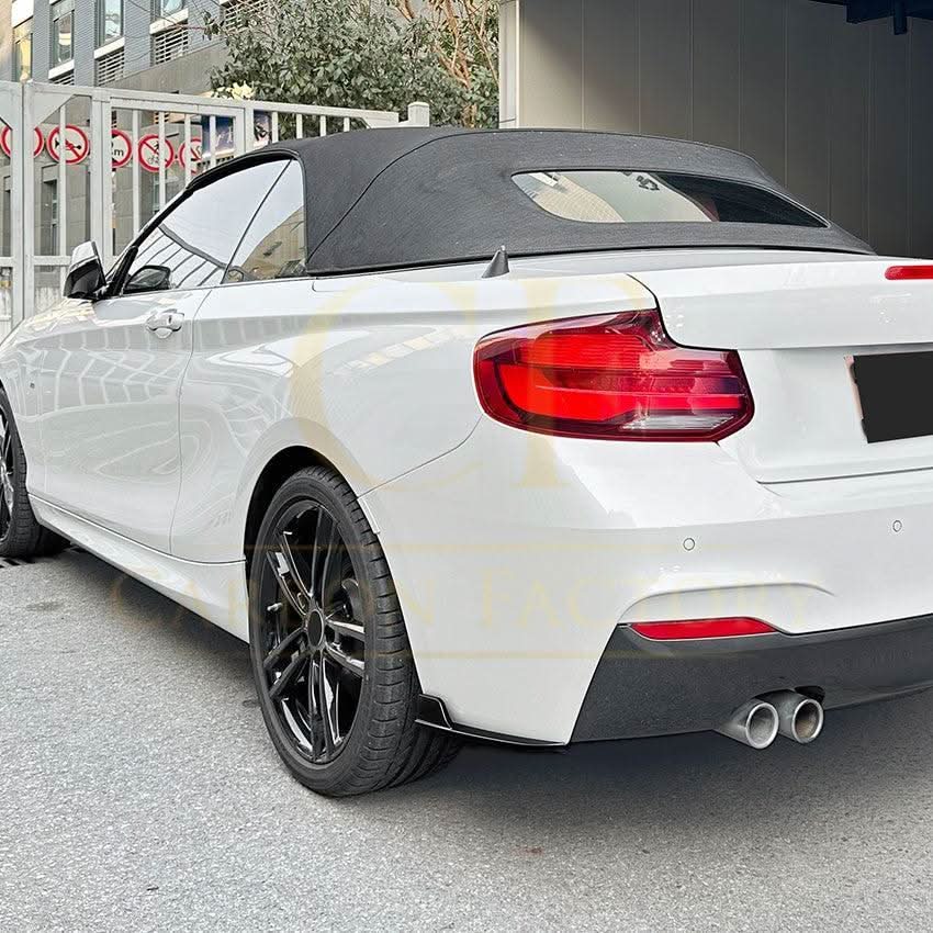 Gloss Black Rear Bumper Spats for BMW F22 F23 2 Series 14-20