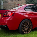 Gloss Black Rear Bumper Spats for BMW F22 F23 2 Series 14-20