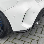 Gloss Black Rear Bumper Spats for BMW F40 1 Series 19-24