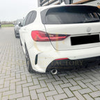 Gloss Black Rear Bumper Spats for BMW F40 1 Series 19-24