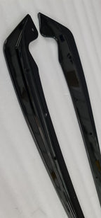 Gloss Black Rear Bumper Spats for BMW F90 M5 G30 G31 5 Series M Sport 17-23