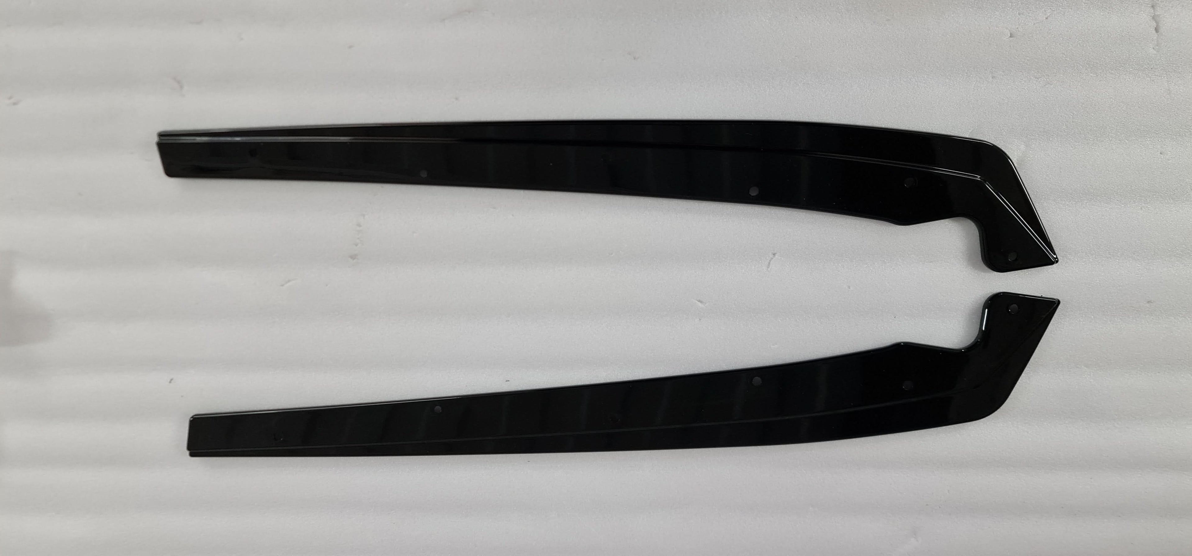 Gloss Black Rear Bumper Spats for BMW F90 M5 G30 G31 5 Series M Sport 17-23