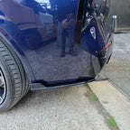 Gloss Black Rear Bumper Spats for BMW G01 X3 LCI 22-24
