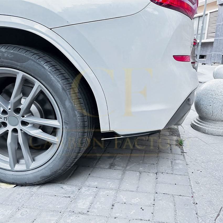 Gloss Black Rear Bumper Spats for BMW G01 X3 Pre-LCI 18-21
