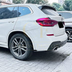 Gloss Black Rear Bumper Spats for BMW G01 X3 Pre-LCI 18-21