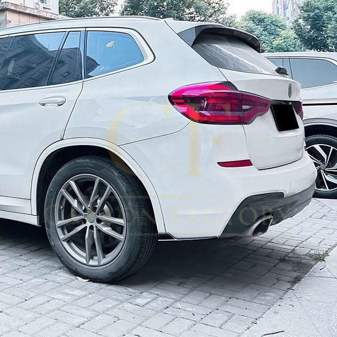 Gloss Black Rear Bumper Spats for BMW G01 X3 Pre-LCI 18-21
