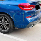 Gloss Black Rear Bumper Spats for BMW G01 X3 Pre-LCI 18-21