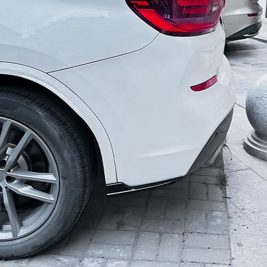 Gloss Black Rear Bumper Spats for BMW G01 X3 Pre-LCI 18-21