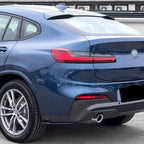 Gloss Black Rear Bumper Spats for BMW G02 X4 Pre-LCI 18-21
