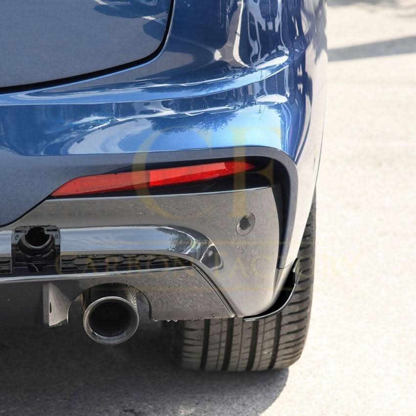 Gloss Black Rear Bumper Spats for BMW G02 X4 Pre-LCI 18-21