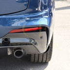 Gloss Black Rear Bumper Spats for BMW G02 X4 Pre-LCI 18-21