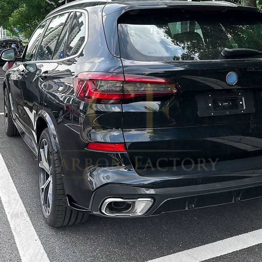 Gloss Black Rear Bumper Spats for BMW G05 X5 Pre-LCI 19-22