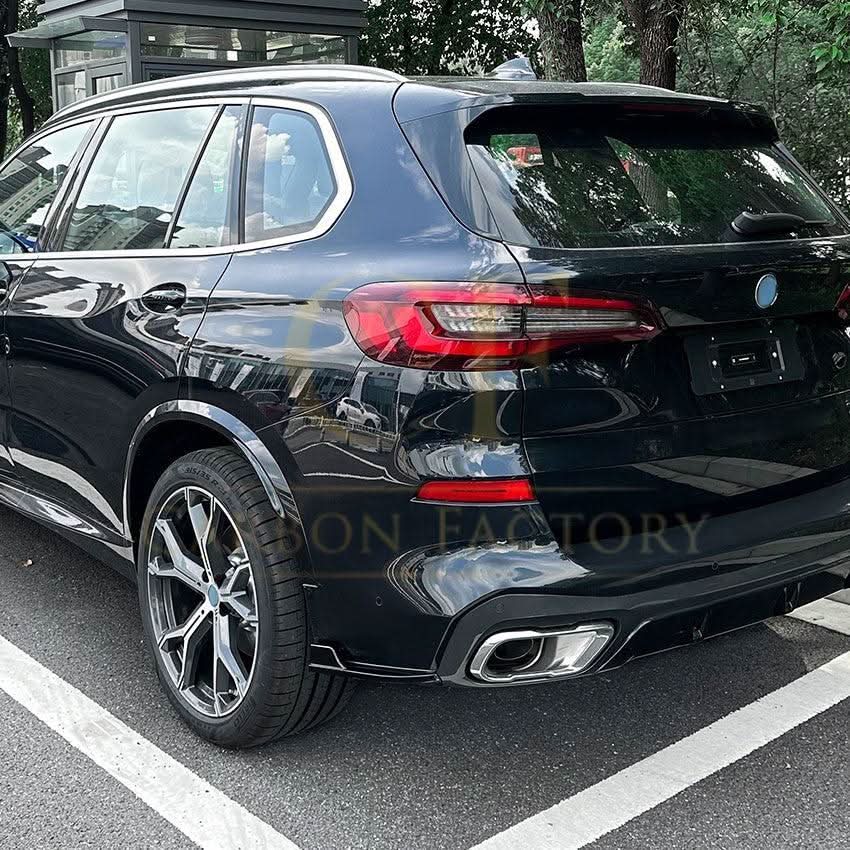 Gloss Black Rear Bumper Spats for BMW G05 X5 Pre-LCI 19-22