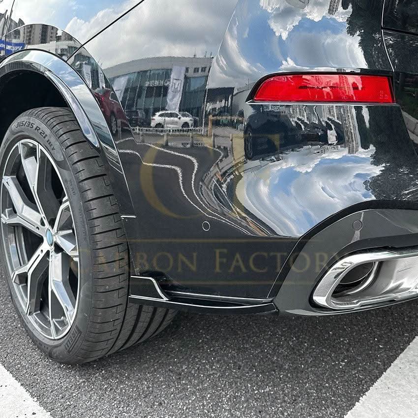 Gloss Black Rear Bumper Spats for BMW G05 X5 Pre-LCI 19-22