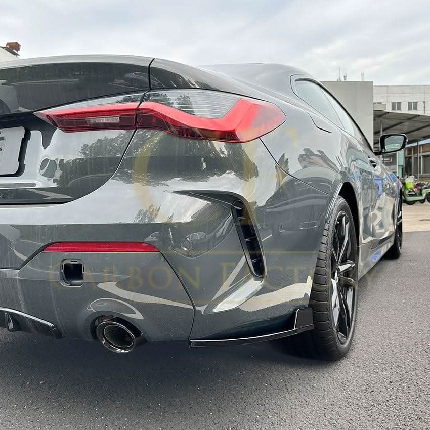 Gloss Black Rear Bumper Spats for BMW G22 G23 4 Series 20-Present