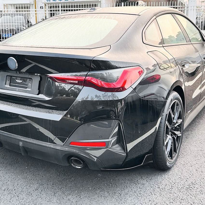 Gloss Black Rear Bumper Spats for BMW G26 4 Series 20-Present