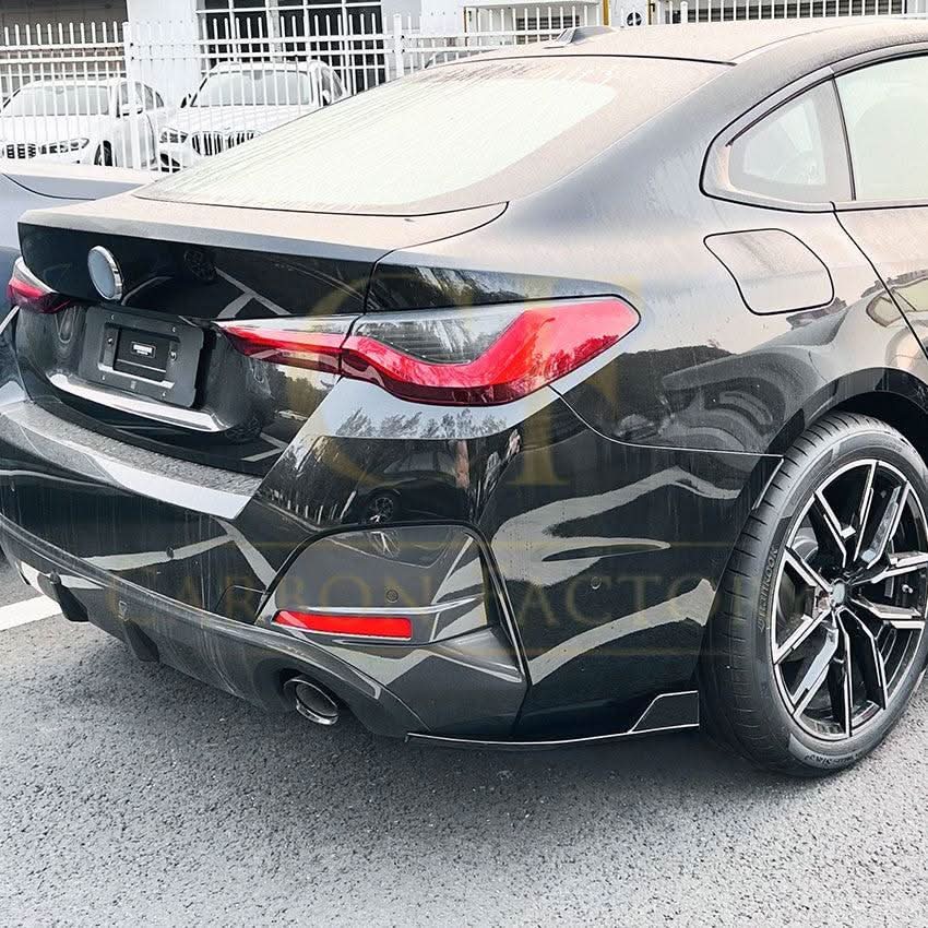 Gloss Black Rear Bumper Spats for BMW G26 4 Series 20-Present