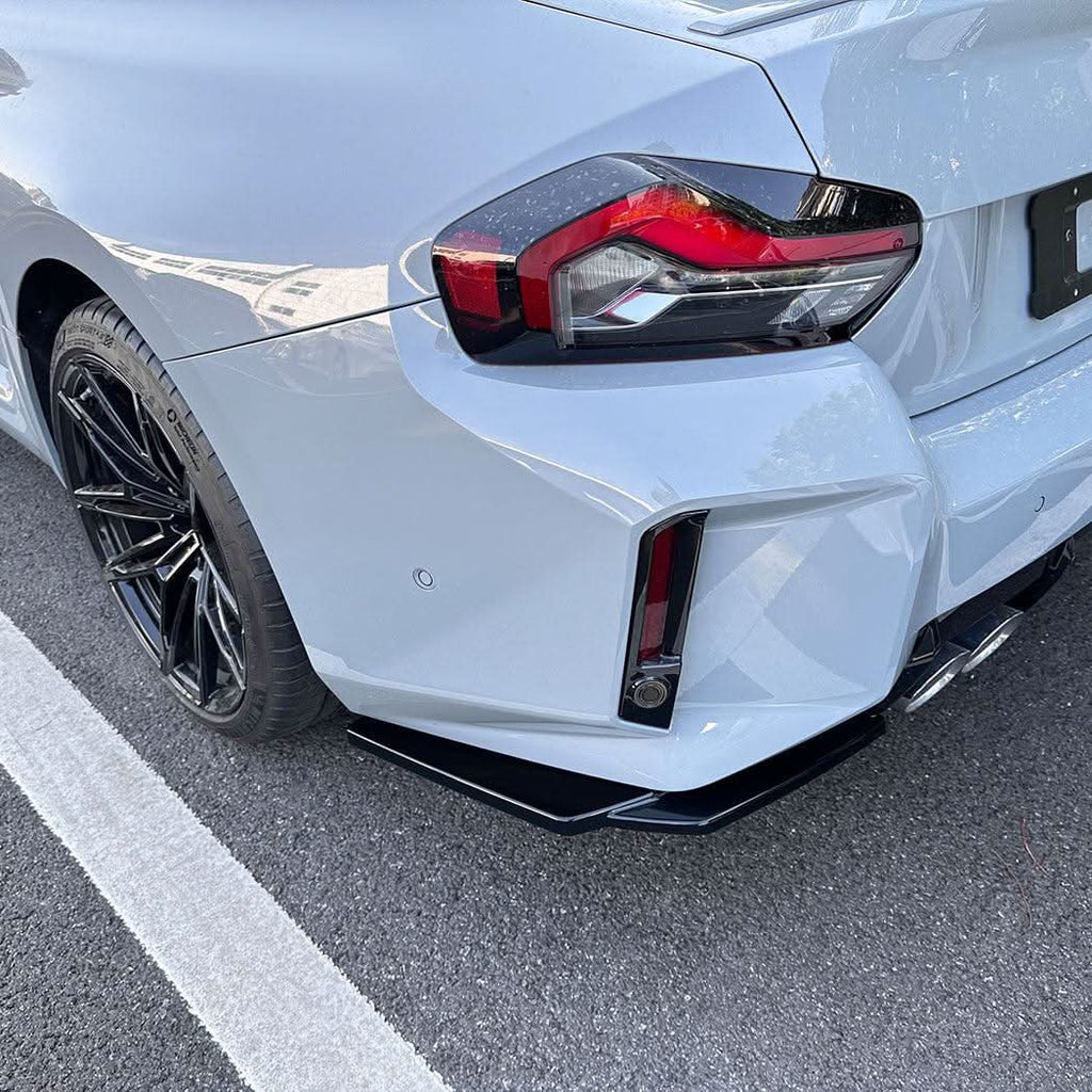 Gloss Black Rear Bumper Spats for BMW G87 M2 23-Present