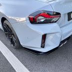 Gloss Black Rear Bumper Spats for BMW G87 M2 23-Present