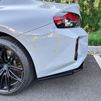 Gloss Black Rear Bumper Spats for BMW G87 M2 23-Present