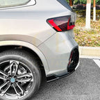 Gloss Black Rear Bumper Spats for BMW U11 X1 2022-Present