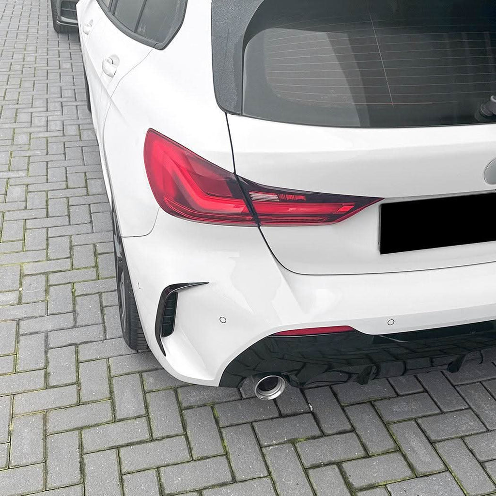 Gloss Black Rear Bumper Trims 1 for BMW F40 1 Series 19-24