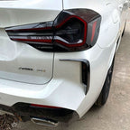 Gloss Black Rear Bumper Trims 1 for BMW G01 X3 LCI 22-24