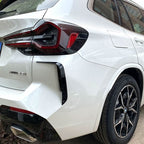 Gloss Black Rear Bumper Trims 1 for BMW G01 X3 LCI 22-24