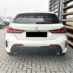 Gloss Black Rear Bumper Trims 2 for BMW F40 1 Series 19-24