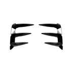 Gloss Black Rear Bumper Trims 2 for BMW G01 X3 LCI 22-24