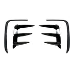 Gloss Black Rear Bumper Trims 2 for BMW G01 X3 LCI 22-24