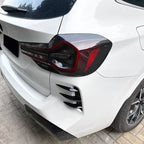 Gloss Black Rear Bumper Trims 2 for BMW G01 X3 LCI 22-24