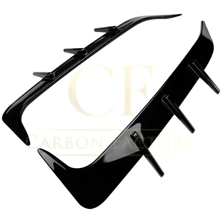 Gloss Black Rear Bumper Trims for BMW G06 X6 Pre-LCI 19-22