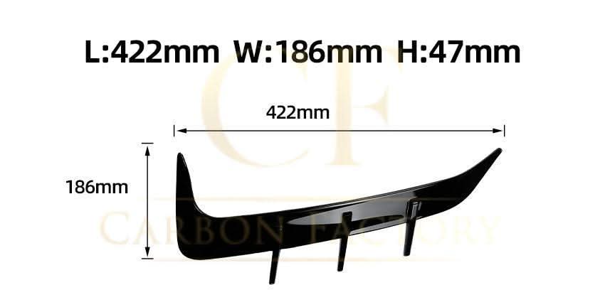 Gloss Black Rear Bumper Trims for BMW G06 X6 Pre-LCI 19-22