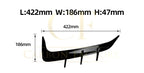 Gloss Black Rear Bumper Trims for BMW G06 X6 Pre-LCI 19-22