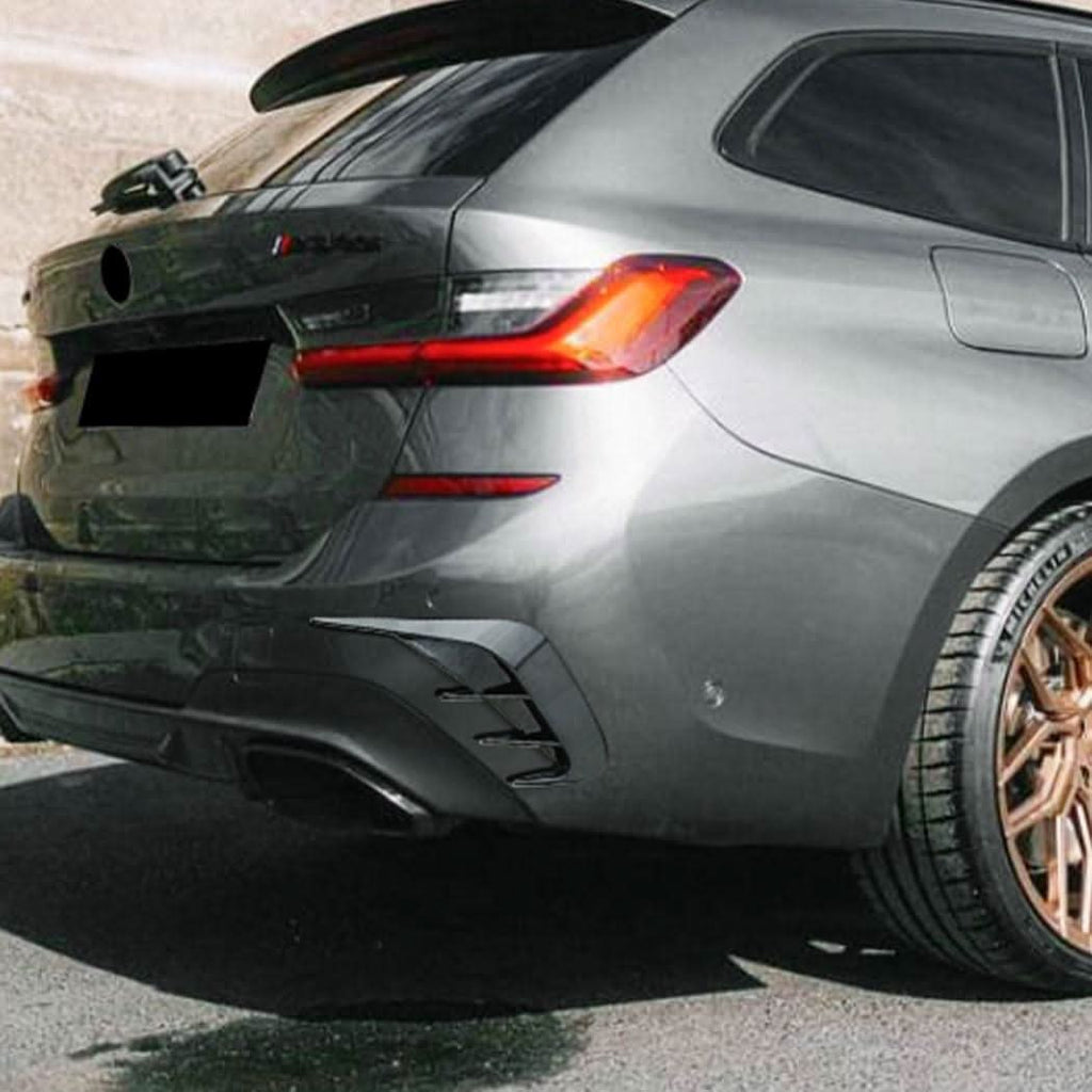 Gloss Black Rear Bumper Trims for BMW G21 3 Series 19-Present