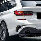 Gloss Black Rear Bumper Trims for BMW G21 3 Series 19-Present