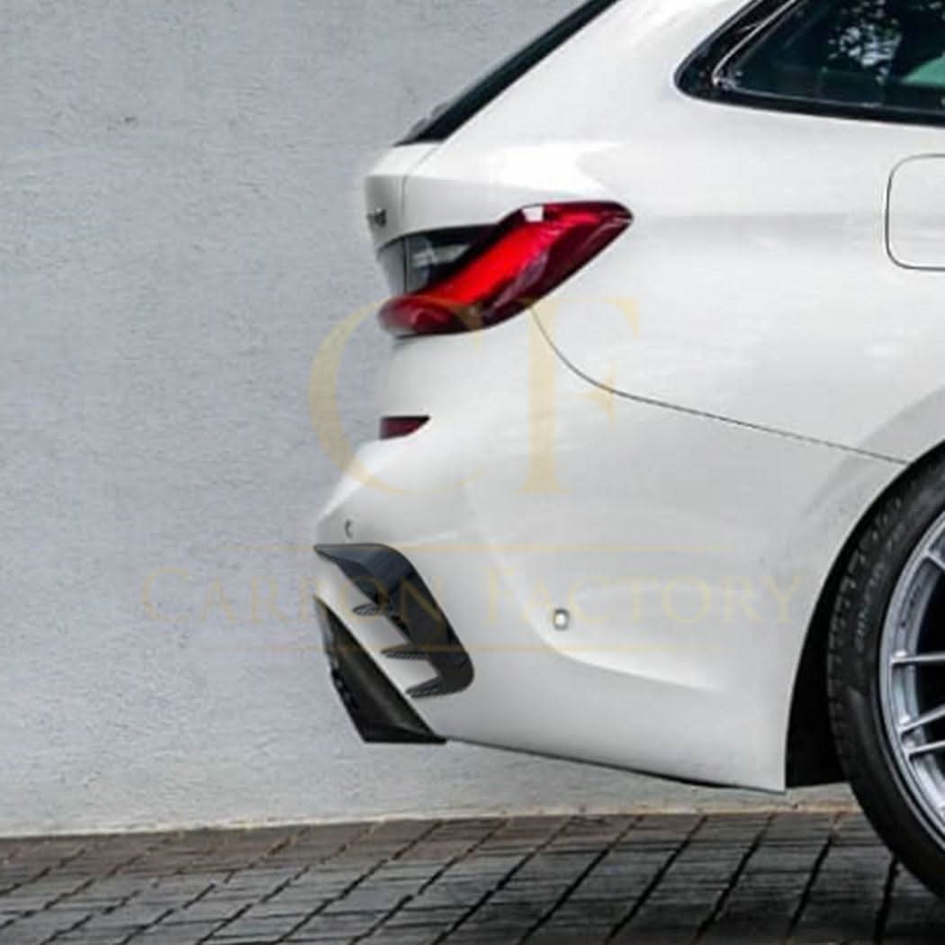 Gloss Black Rear Bumper Trims for BMW G21 3 Series 19-Present