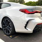 Gloss Black Rear Bumper Trims for BMW G22 G23 4 Series 20-Present