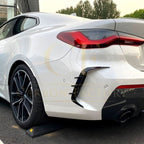 Gloss Black Rear Bumper Trims for BMW G22 G23 4 Series 20-Present