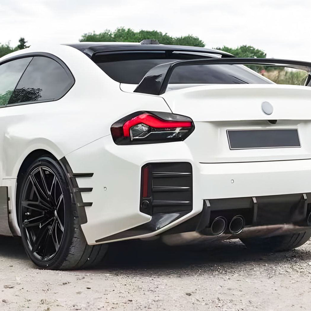Gloss Black Rear Bumper Trims for BMW G87 M2 23-Present