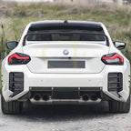 Gloss Black Rear Bumper Trims for BMW G87 M2 23-Present