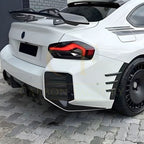 Gloss Black Rear Bumper Trims for BMW G87 M2 23-Present